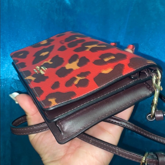 Coach EUC  Animal Print Crossbody Bag - Picture 8 of 11